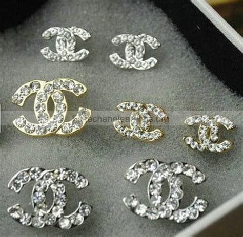 chanel studs fake|chanel earrings the two c's.